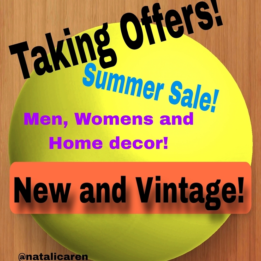 Summer Sale. Give Me Your Offers!